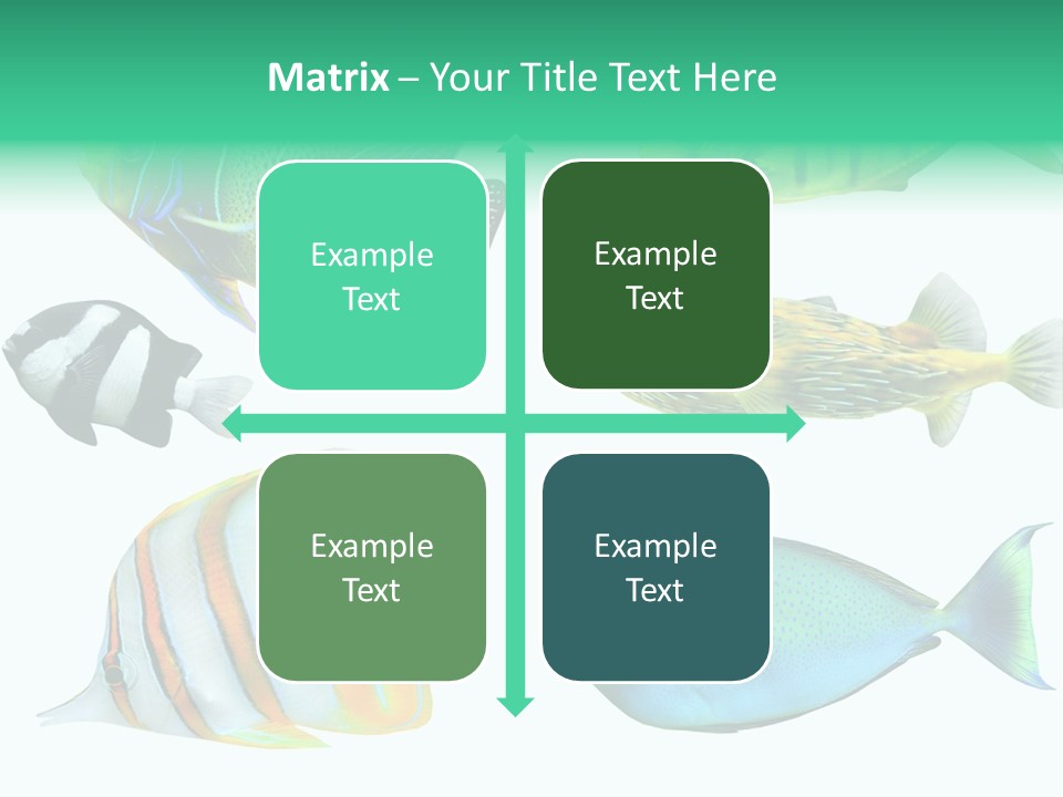 Reef Goldfish Seaside PowerPoint Template