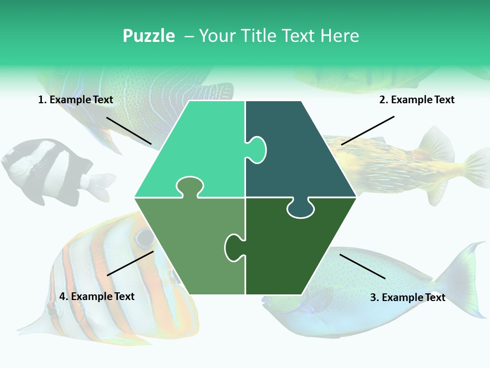 Reef Goldfish Seaside PowerPoint Template