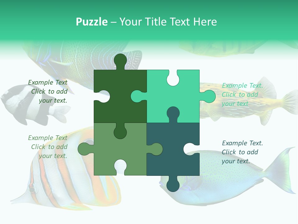 Reef Goldfish Seaside PowerPoint Template