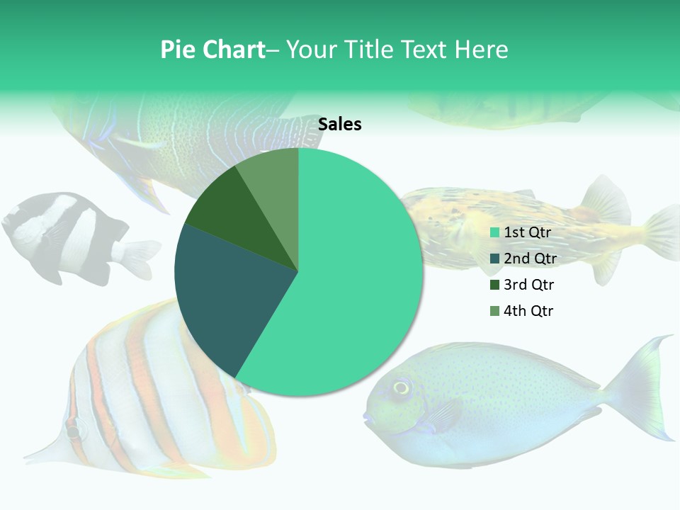 Reef Goldfish Seaside PowerPoint Template
