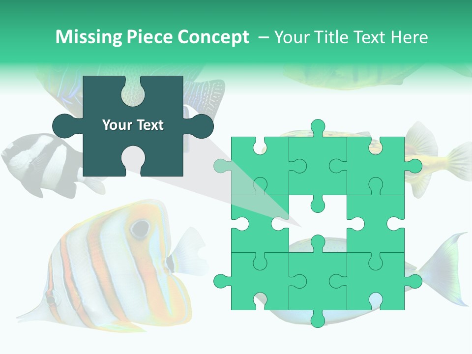 Reef Goldfish Seaside PowerPoint Template