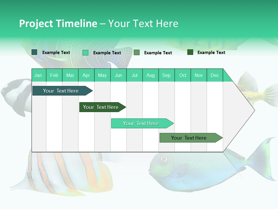 Reef Goldfish Seaside PowerPoint Template