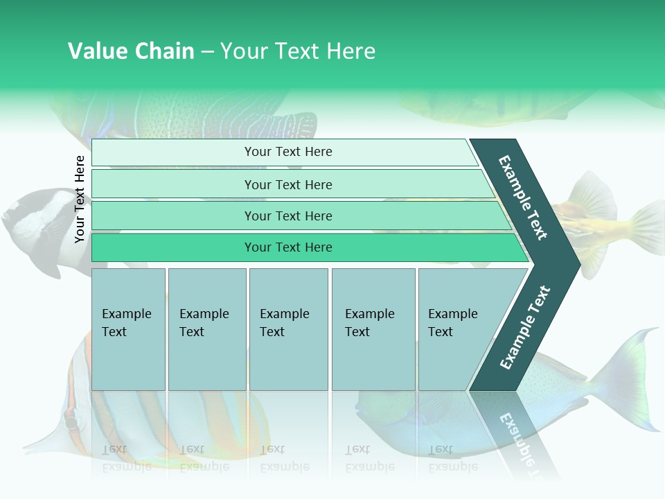 Reef Goldfish Seaside PowerPoint Template