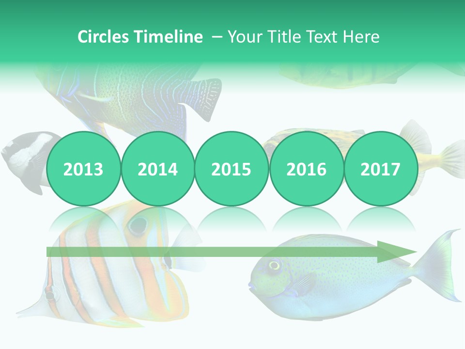 Reef Goldfish Seaside PowerPoint Template