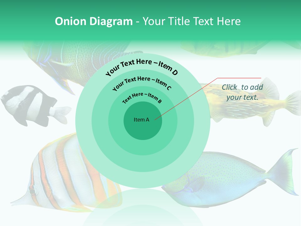 Reef Goldfish Seaside PowerPoint Template