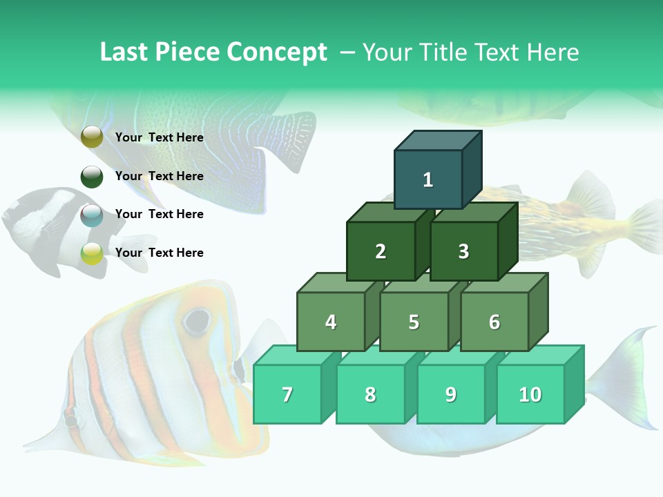 Reef Goldfish Seaside PowerPoint Template