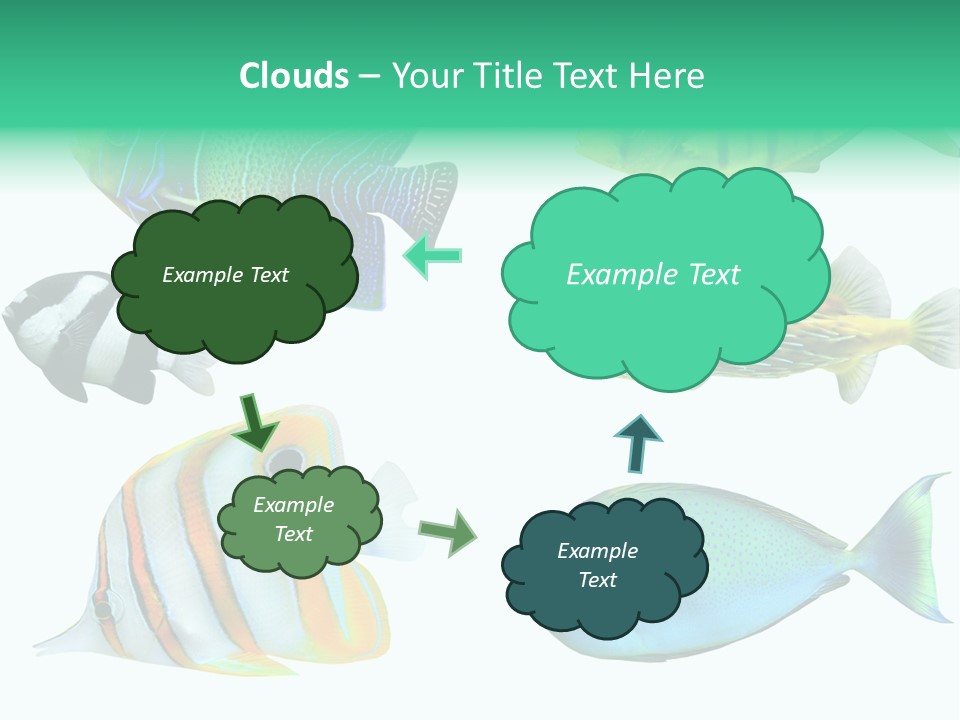 Reef Goldfish Seaside PowerPoint Template