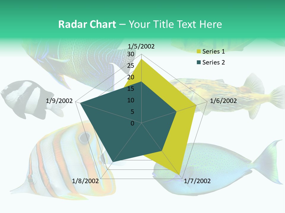 Reef Goldfish Seaside PowerPoint Template