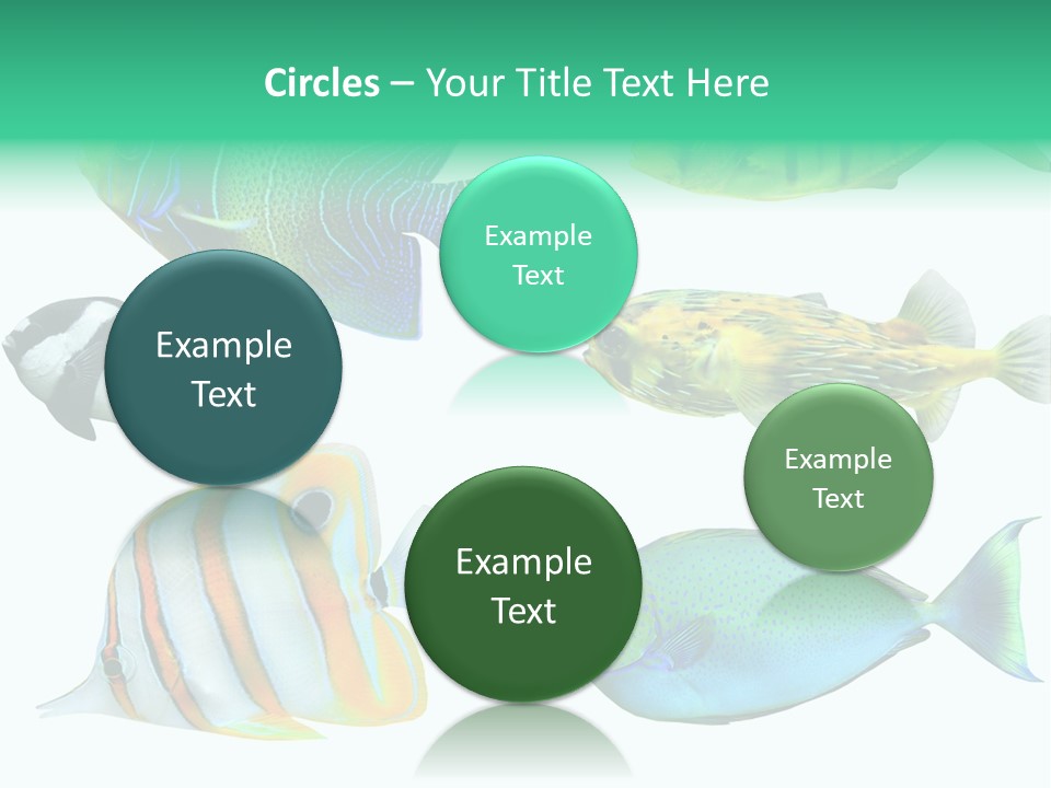 Reef Goldfish Seaside PowerPoint Template