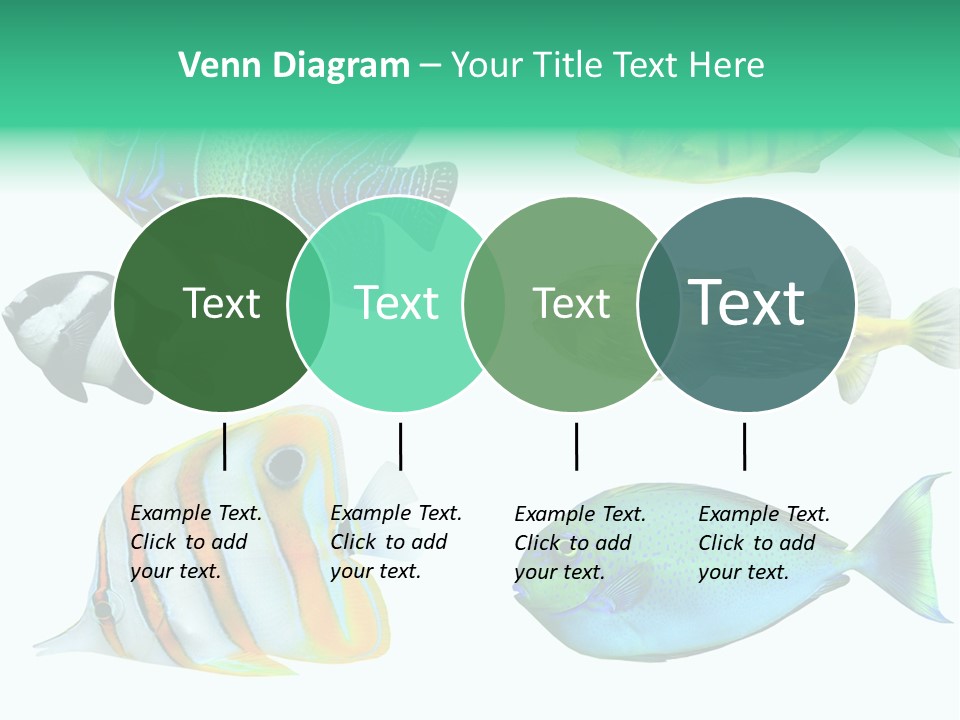 Reef Goldfish Seaside PowerPoint Template