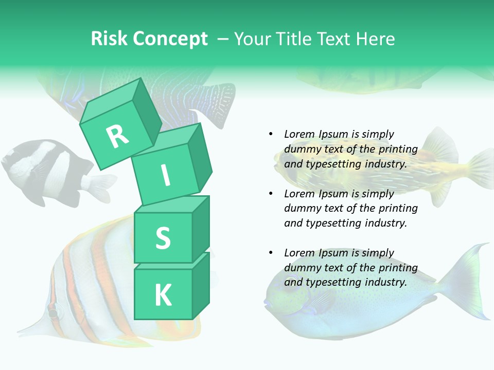 Reef Goldfish Seaside PowerPoint Template