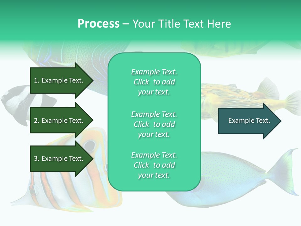Reef Goldfish Seaside PowerPoint Template