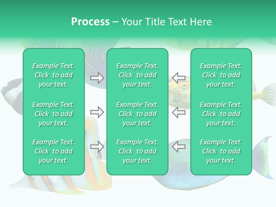 Reef Goldfish Seaside PowerPoint Template