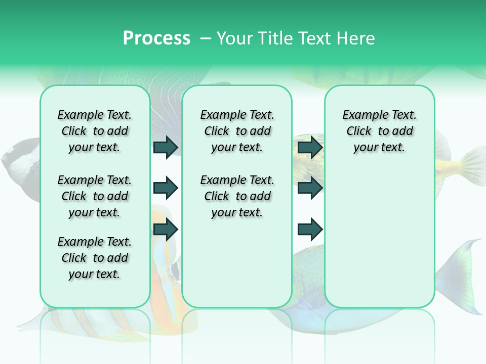 Reef Goldfish Seaside PowerPoint Template