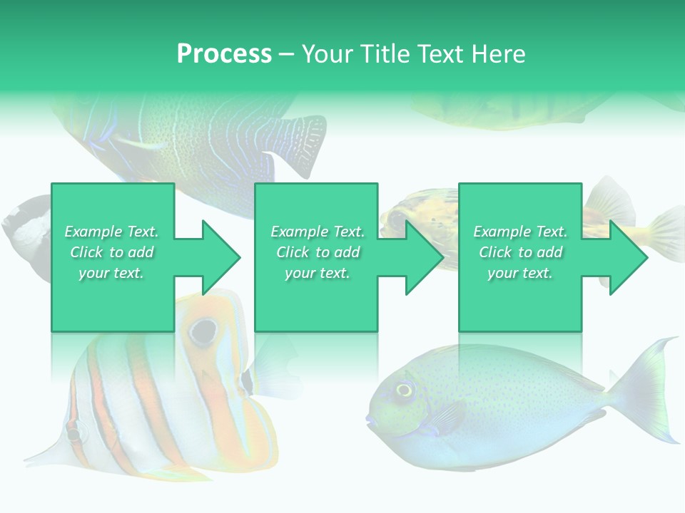 Reef Goldfish Seaside PowerPoint Template