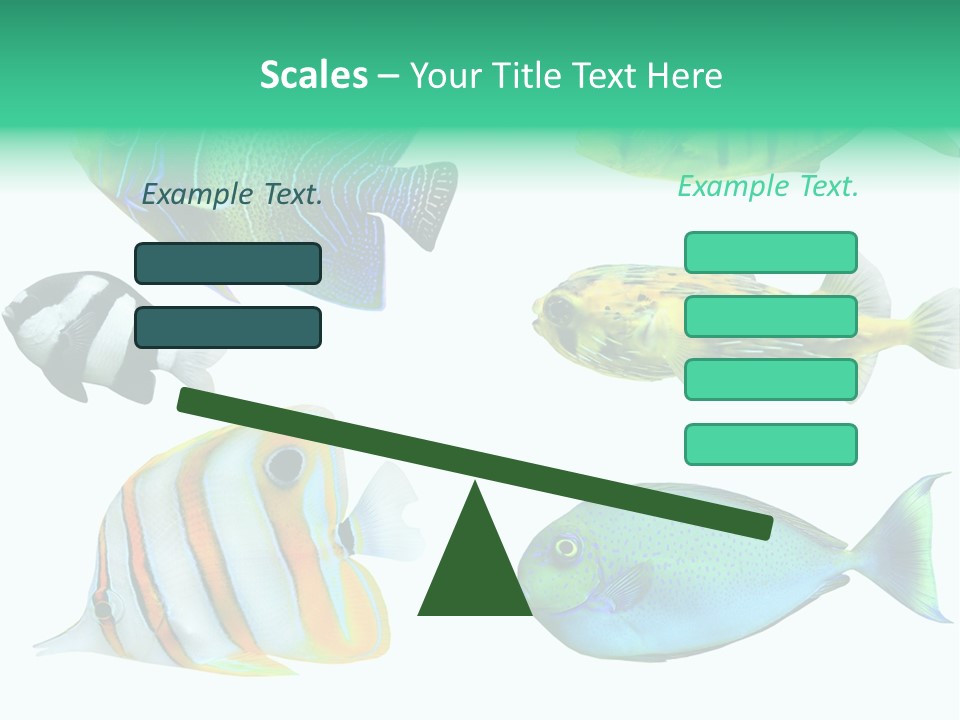 Reef Goldfish Seaside PowerPoint Template