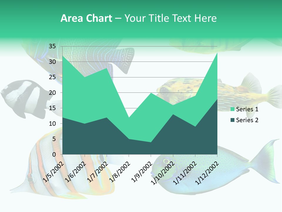 Reef Goldfish Seaside PowerPoint Template