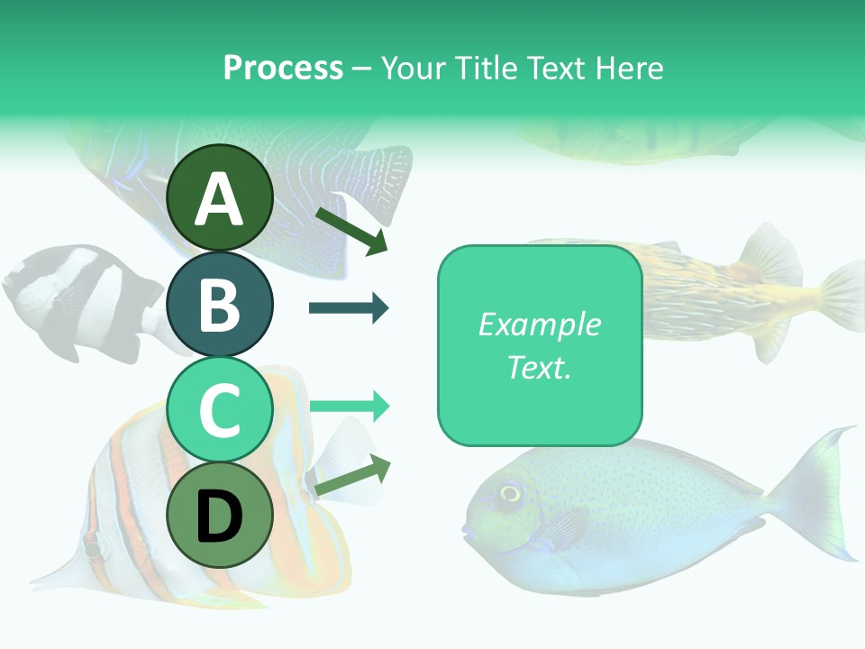 Reef Goldfish Seaside PowerPoint Template