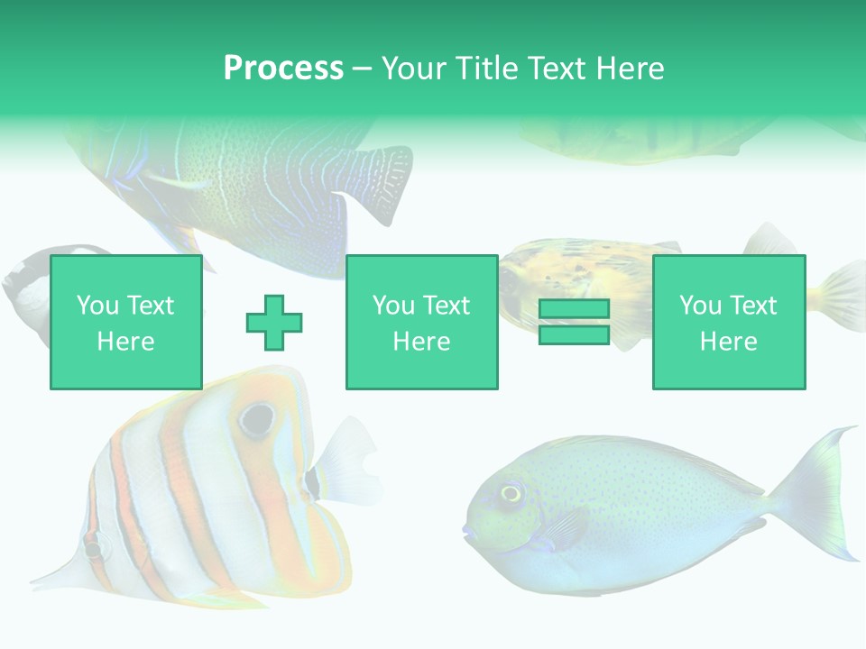 Reef Goldfish Seaside PowerPoint Template