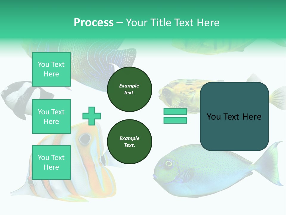 Reef Goldfish Seaside PowerPoint Template