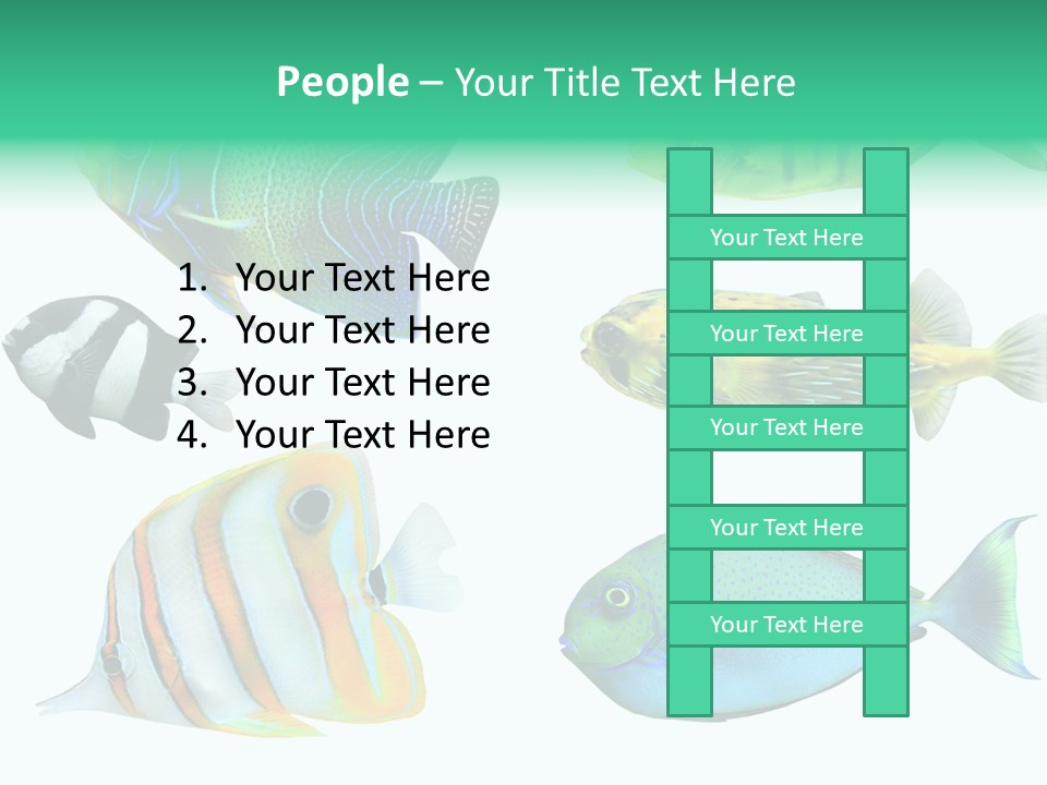 Reef Goldfish Seaside PowerPoint Template