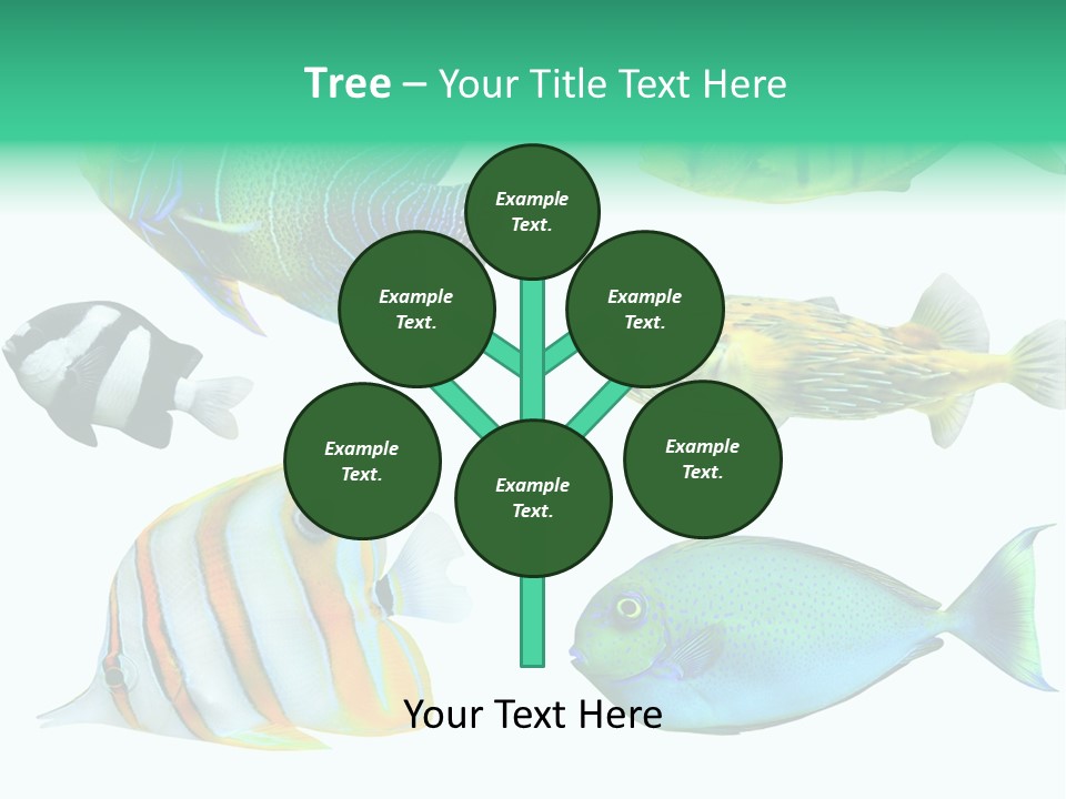 Reef Goldfish Seaside PowerPoint Template
