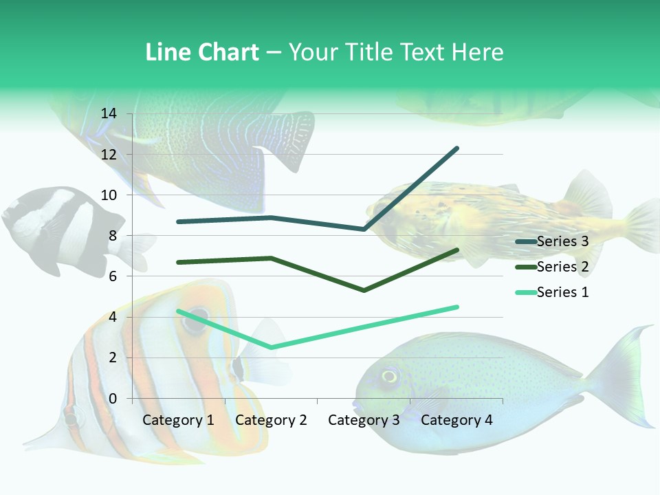 Reef Goldfish Seaside PowerPoint Template