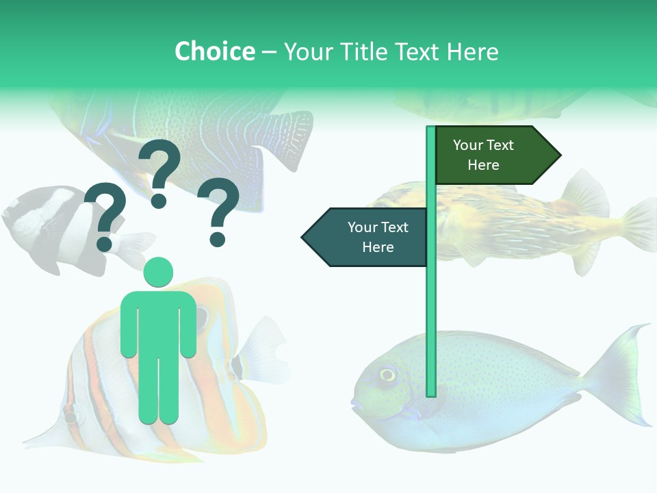 Reef Goldfish Seaside PowerPoint Template