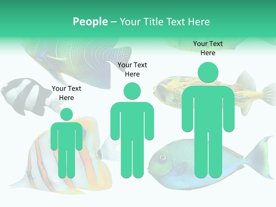 Reef Goldfish Seaside PowerPoint Template