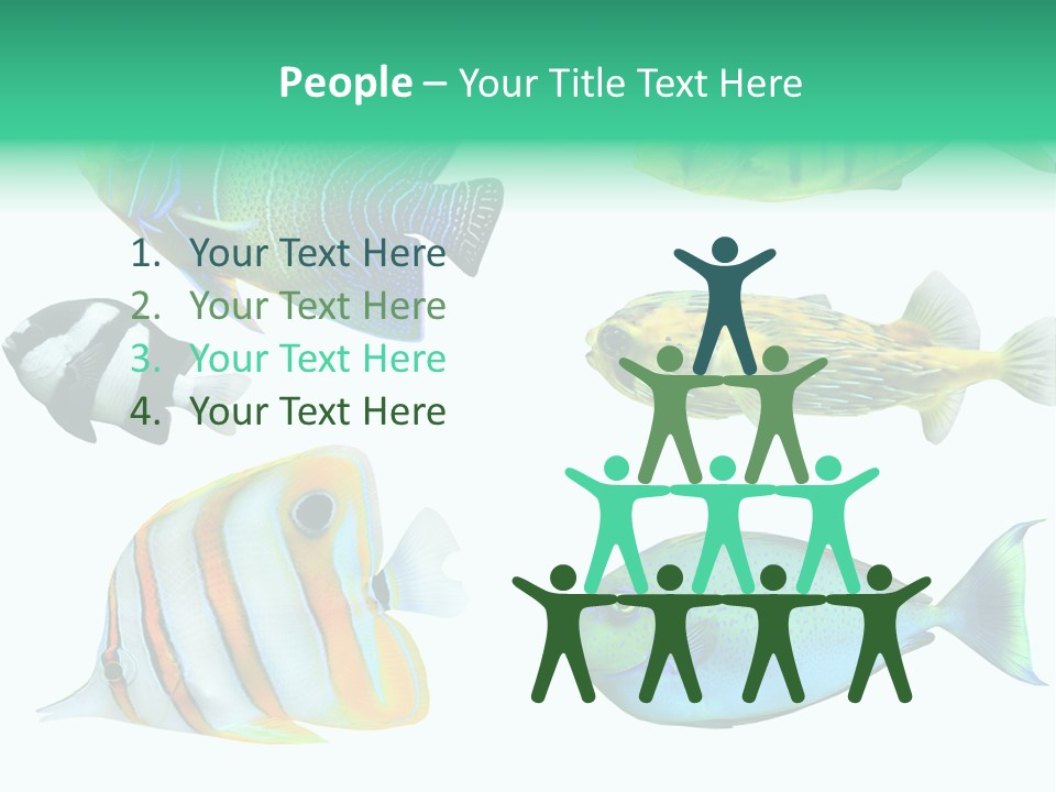 Reef Goldfish Seaside PowerPoint Template