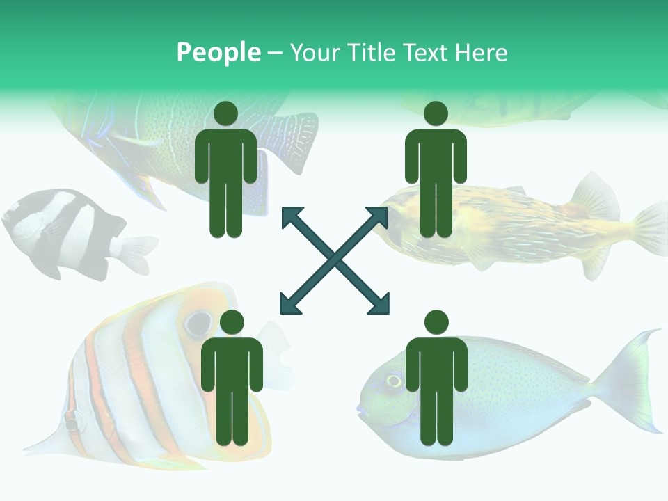 Reef Goldfish Seaside PowerPoint Template