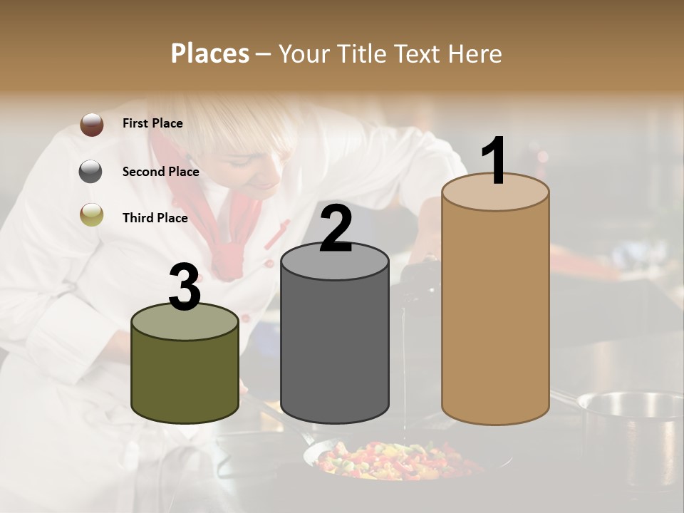 Restaurant Kitchen Hotel Caucasian PowerPoint Template