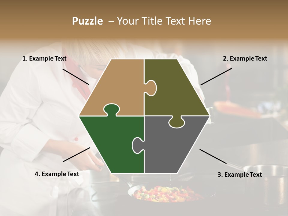 Restaurant Kitchen Hotel Caucasian PowerPoint Template