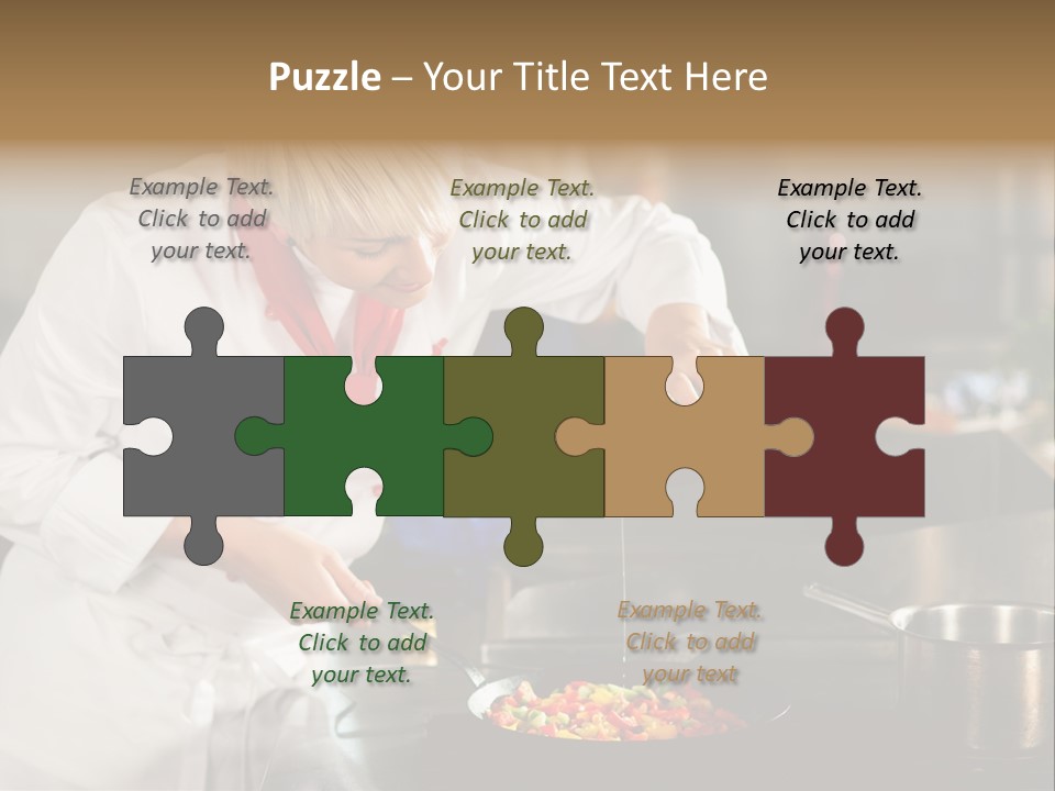 Restaurant Kitchen Hotel Caucasian PowerPoint Template