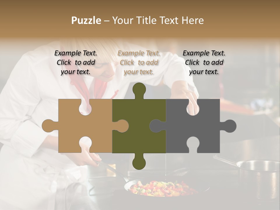 Restaurant Kitchen Hotel Caucasian PowerPoint Template