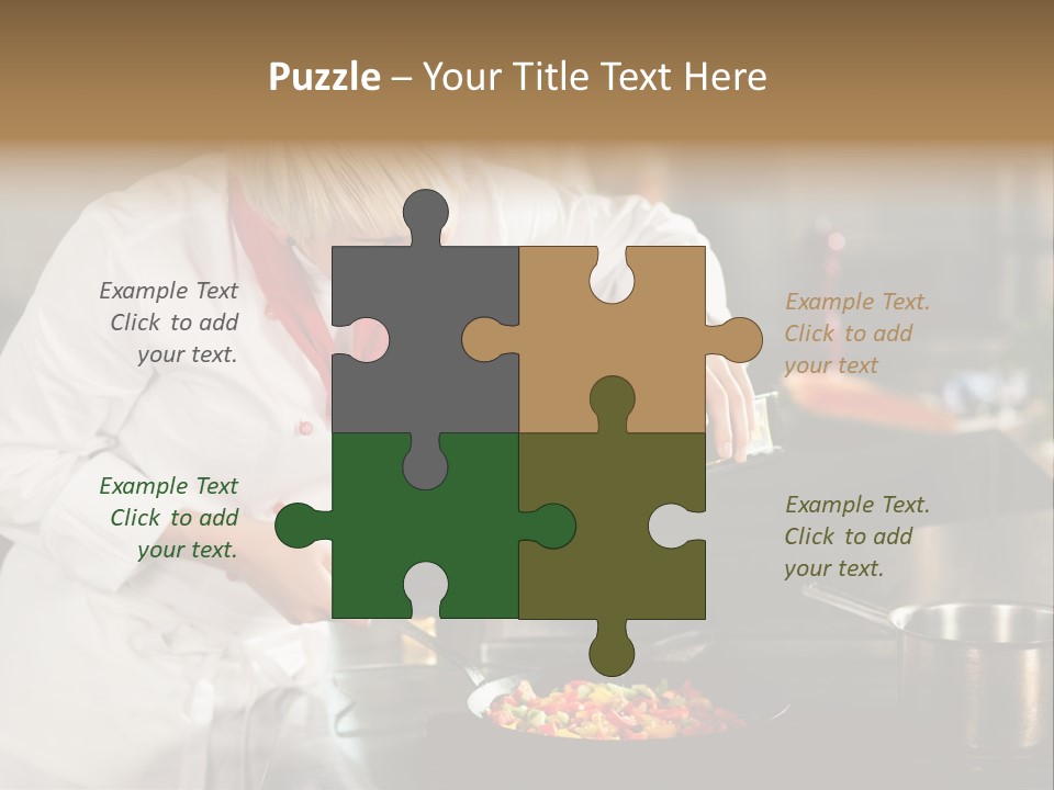 Restaurant Kitchen Hotel Caucasian PowerPoint Template