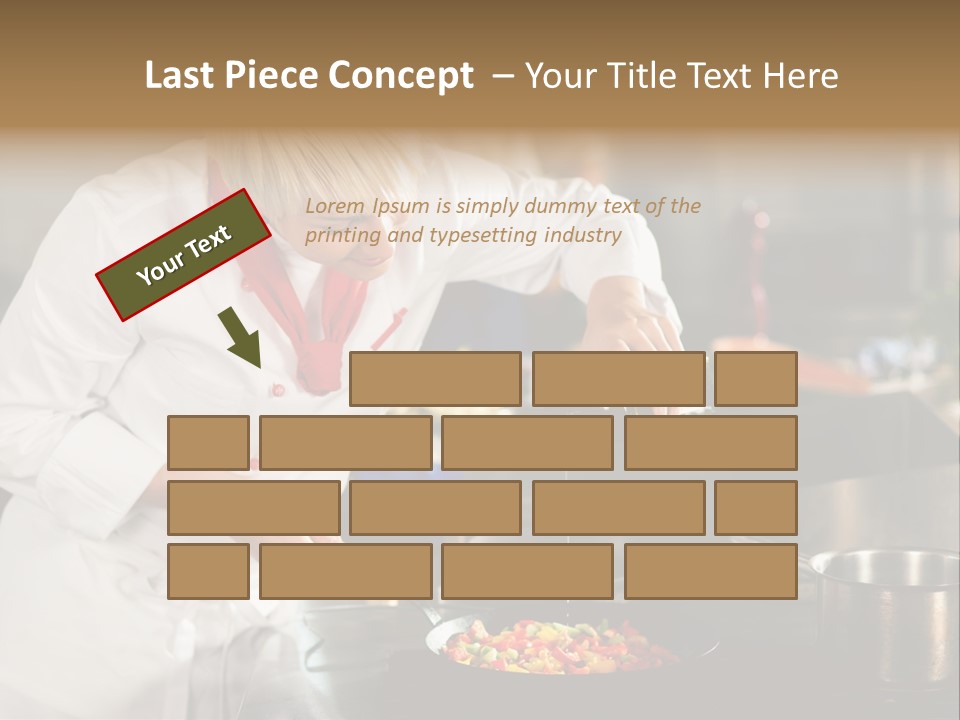 Restaurant Kitchen Hotel Caucasian PowerPoint Template