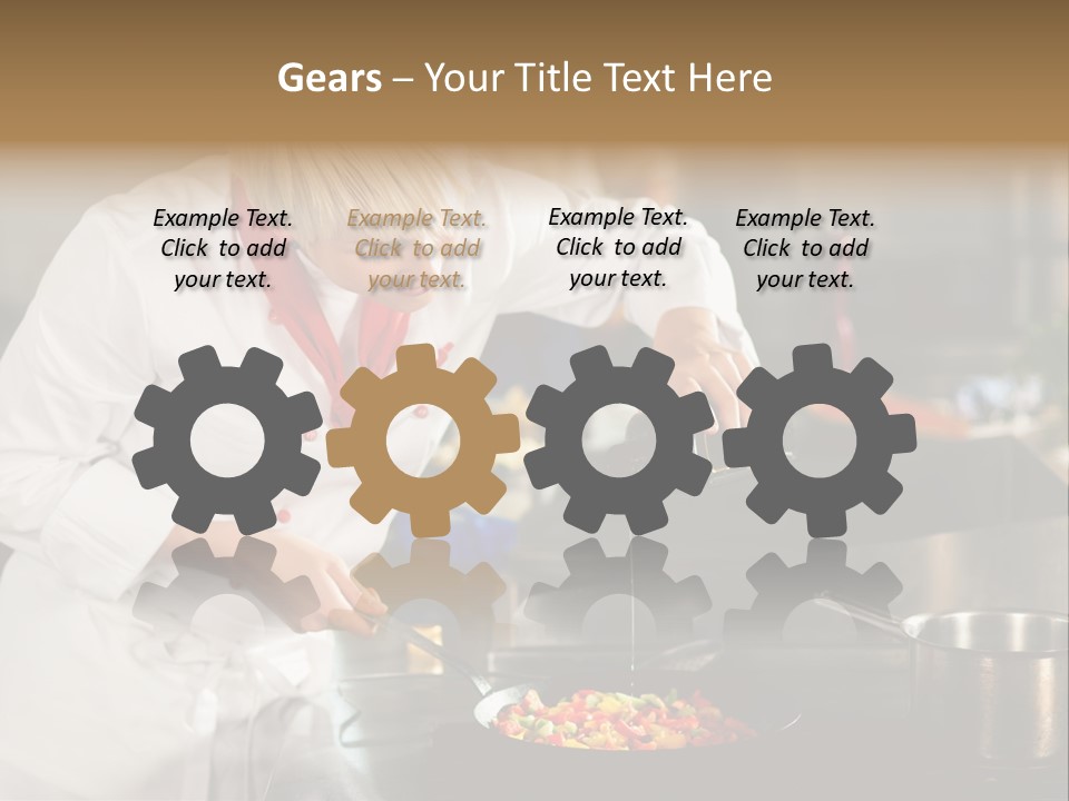 Restaurant Kitchen Hotel Caucasian PowerPoint Template