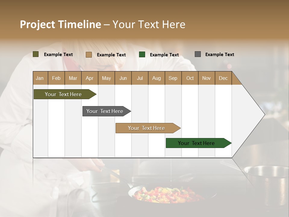 Restaurant Kitchen Hotel Caucasian PowerPoint Template