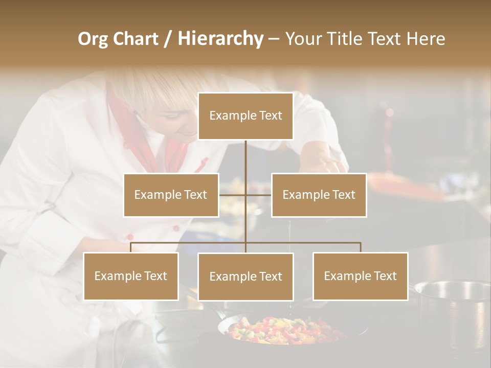 Restaurant Kitchen Hotel Caucasian PowerPoint Template