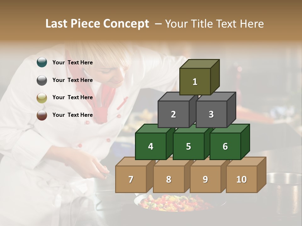 Restaurant Kitchen Hotel Caucasian PowerPoint Template