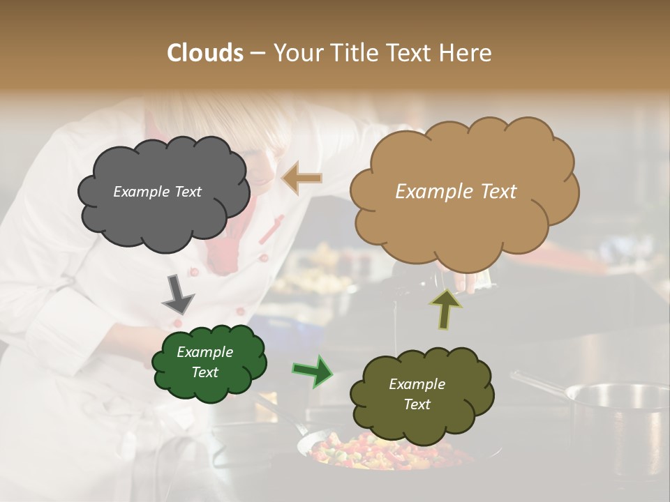 Restaurant Kitchen Hotel Caucasian PowerPoint Template