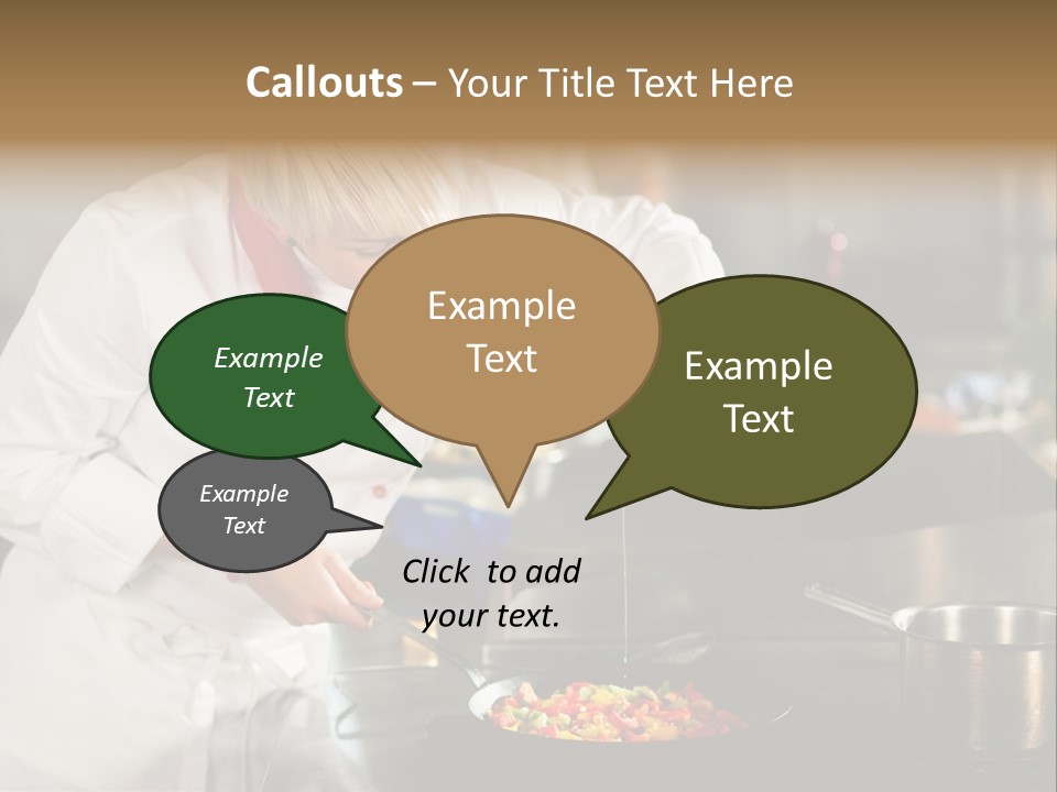 Restaurant Kitchen Hotel Caucasian PowerPoint Template