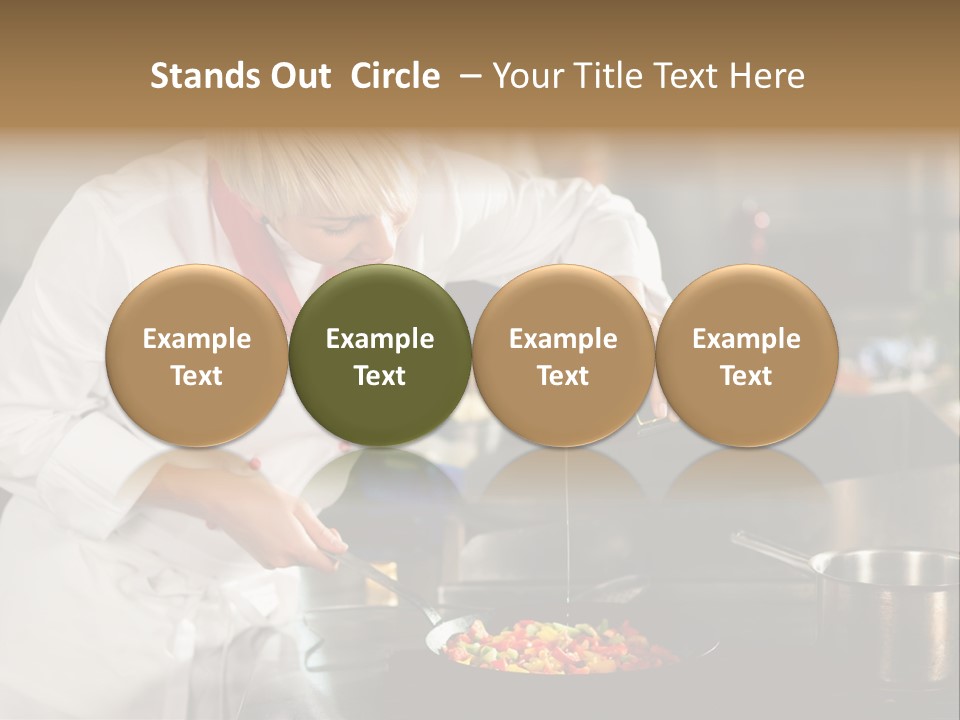 Restaurant Kitchen Hotel Caucasian PowerPoint Template