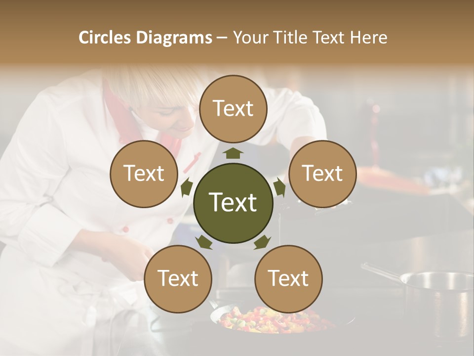 Restaurant Kitchen Hotel Caucasian PowerPoint Template