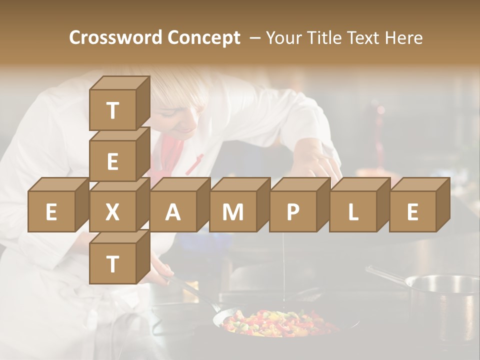 Restaurant Kitchen Hotel Caucasian PowerPoint Template