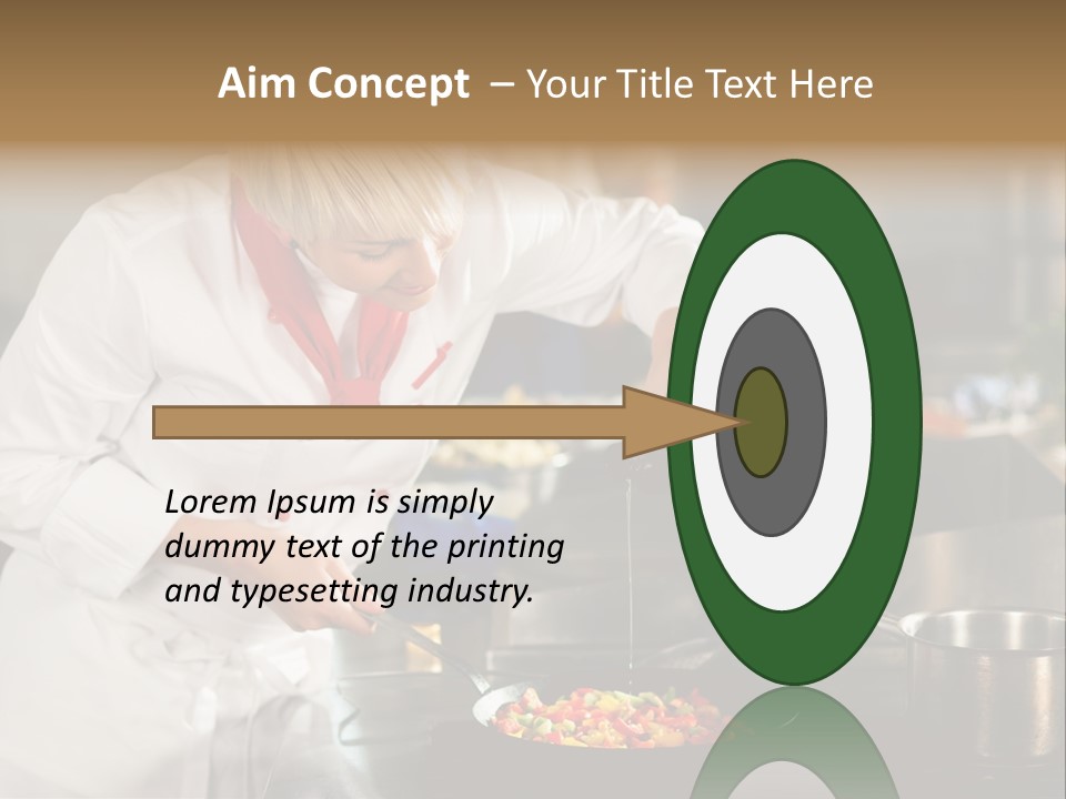 Restaurant Kitchen Hotel Caucasian PowerPoint Template