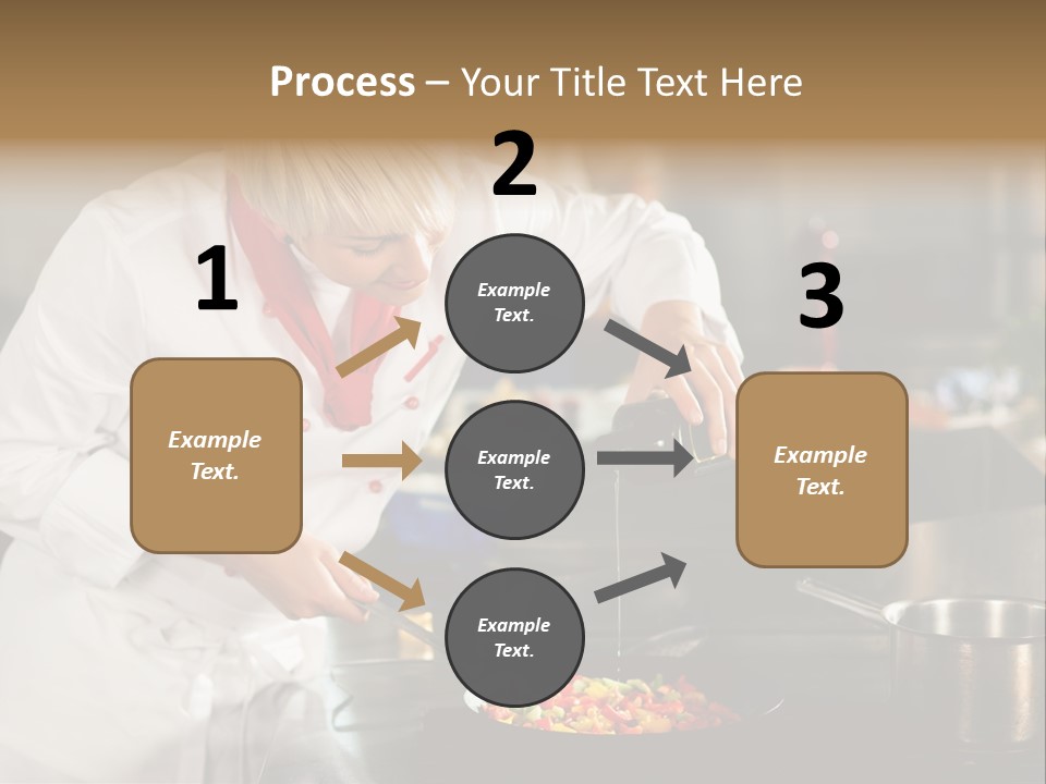 Restaurant Kitchen Hotel Caucasian PowerPoint Template