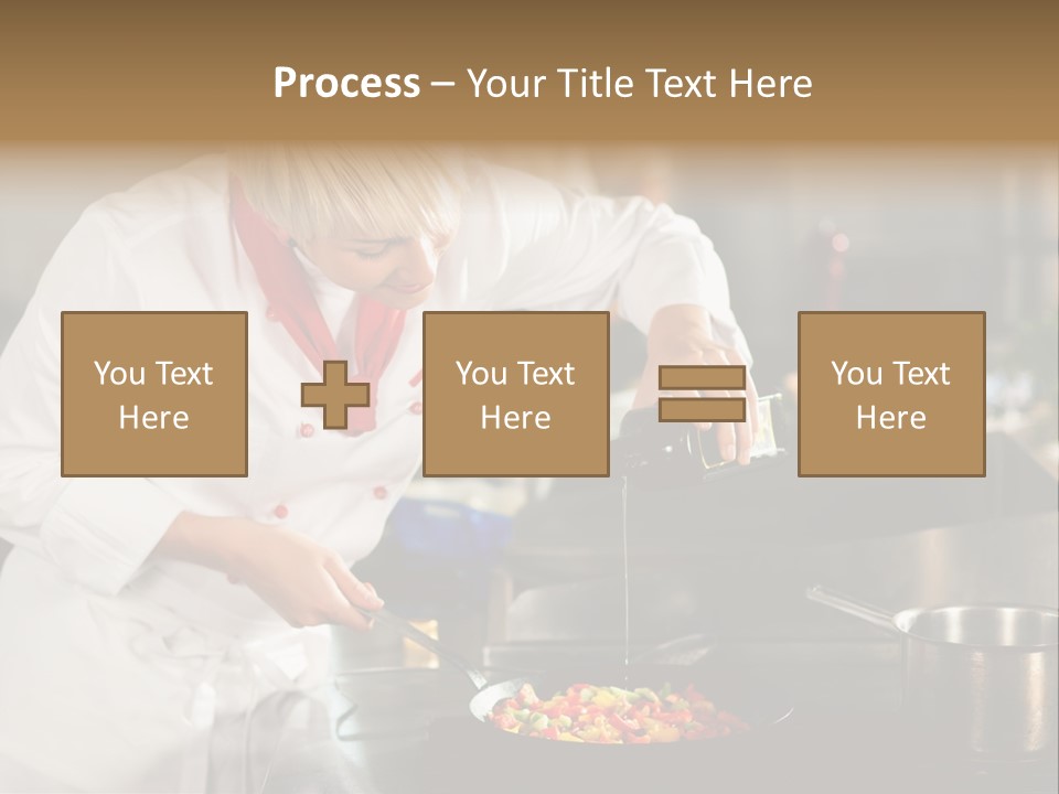 Restaurant Kitchen Hotel Caucasian PowerPoint Template