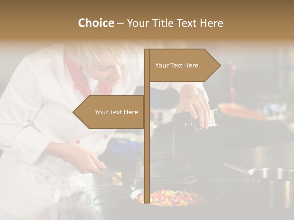 Restaurant Kitchen Hotel Caucasian PowerPoint Template
